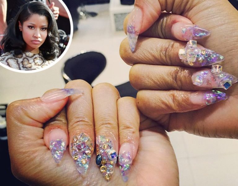 Nicki Minaj’s Real Hair Feet And Nails