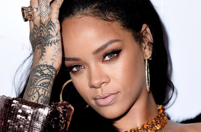 Rihanna’s Tattoos; Hand And Chest Tattoos, Nose Job