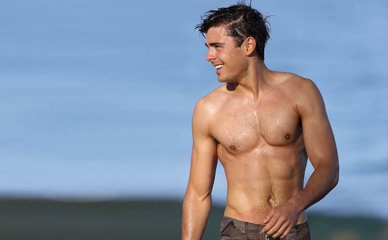 Zac Efron Height Weight Chest Waist and Biceps