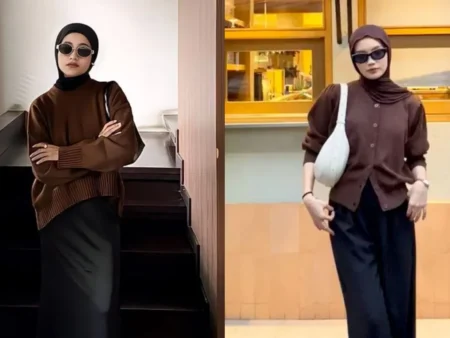 Tips Mix and Match Outfit Coklat dan Hitam agar Tetap Stylish dan Nggak Monoton