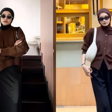 Tips Mix and Match Outfit Coklat dan Hitam agar Tetap Stylish dan Nggak Monoton